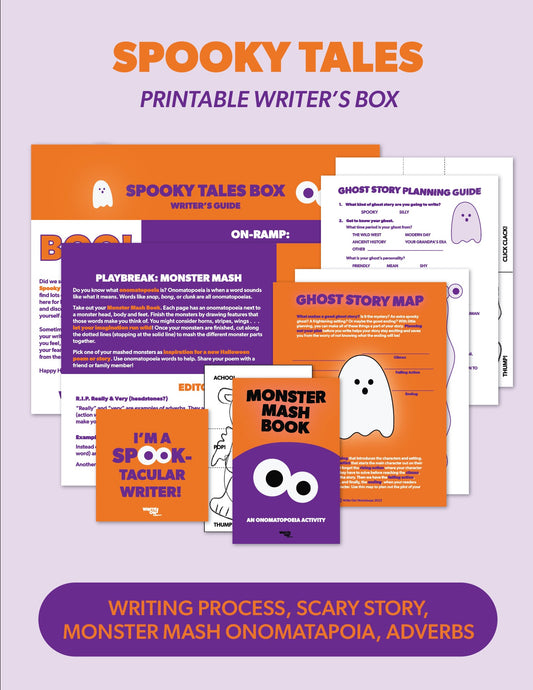 Spooky Tales Writer's Box - Printable
