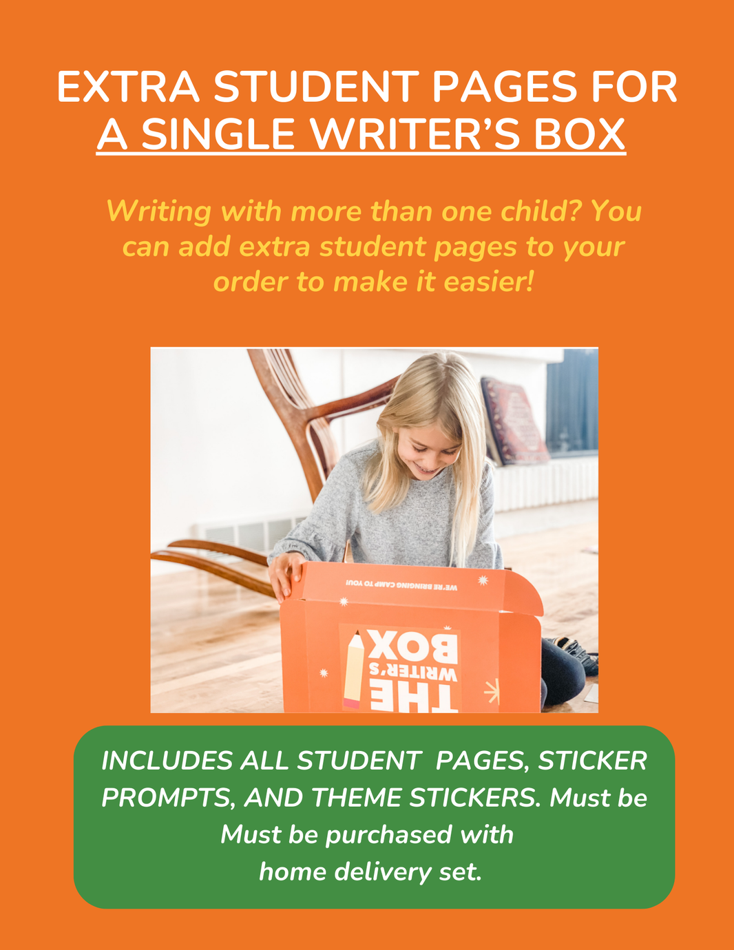 Products – Write On! Workshops