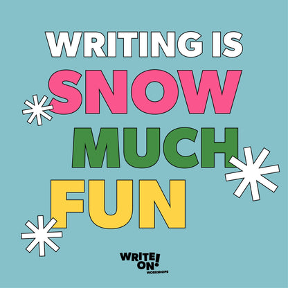 Snow Much Fun Writer's Box