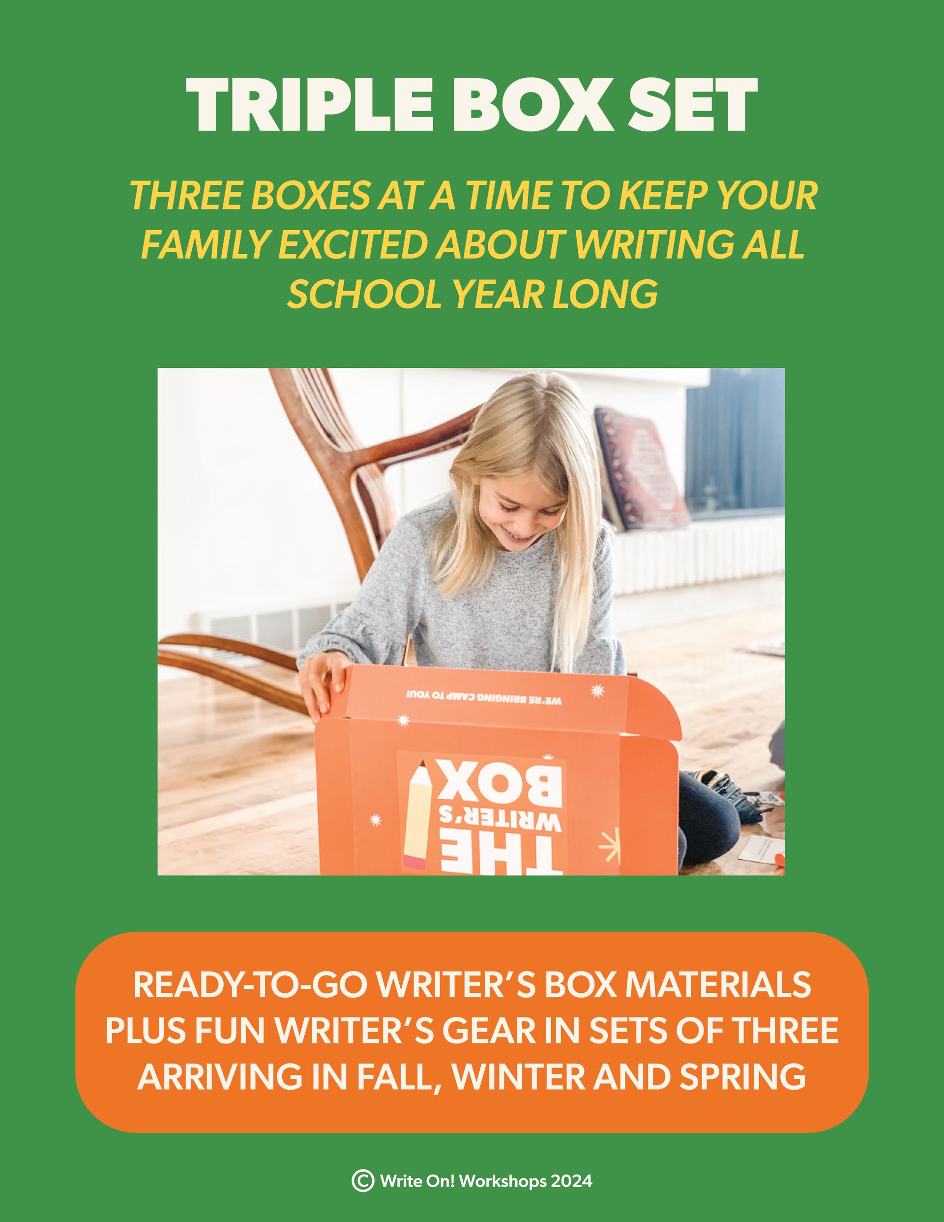 Triple Box Set – Write On! Workshops