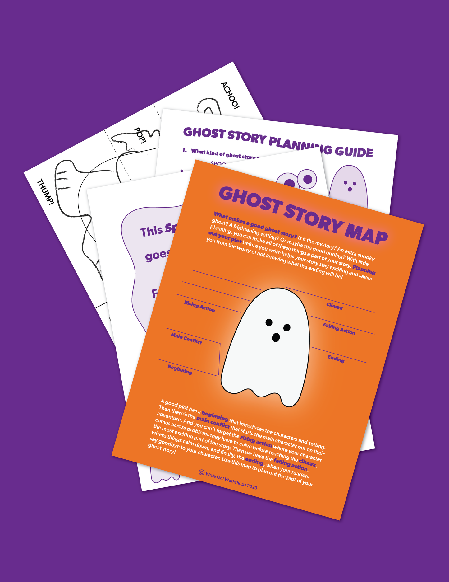 Spooky Tales Writer's Box - Printable