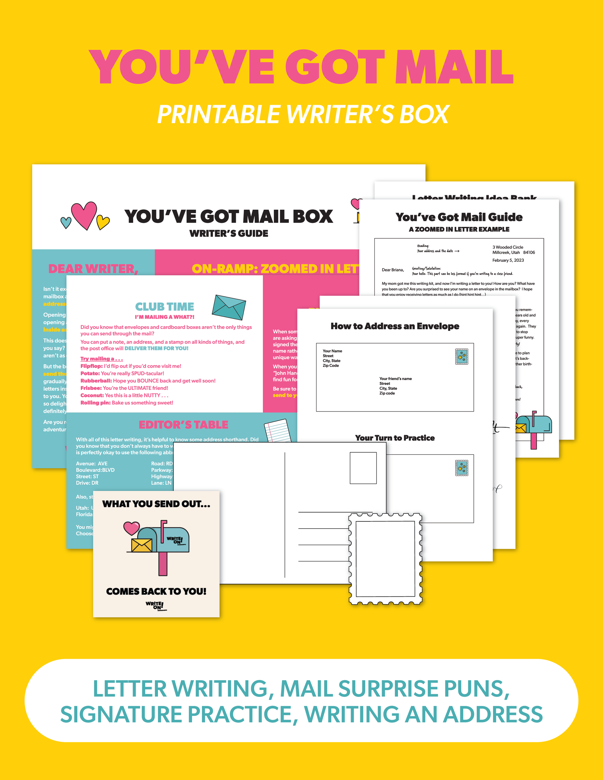 You've Got Mail Writer's Box - Printable – Write On! Workshops